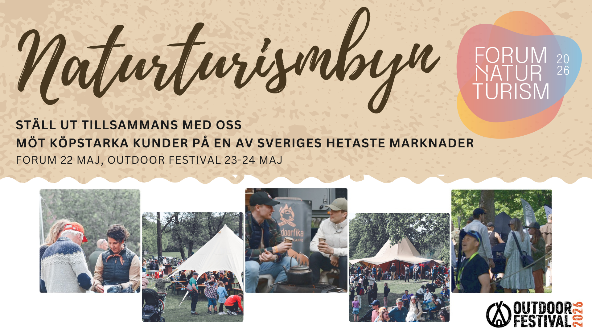 Naturturismbyn på Outdoor festival